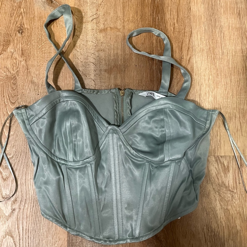 NWT Zara corset top